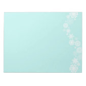 Bloc-notes - Flammes de neige de Noël (Devant)