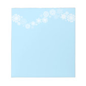 Bloc-notes - Flammes de neige de Noël (Devant)