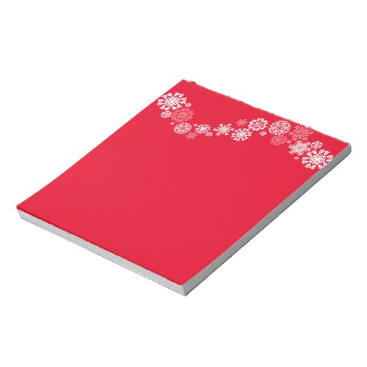 Bloc-notes - Flammes de neige de Noël (Tourné)