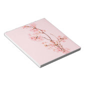 Bloc-notes fleur de marbre rose (Incliné)