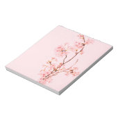 Bloc-notes fleur de marbre rose (Tourné)