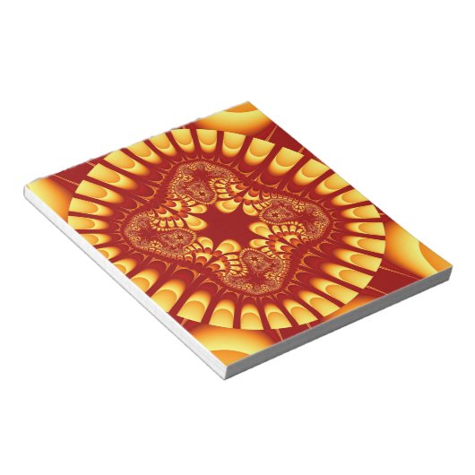 Bloc-notes Fleur Feu (Incliné)