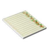Bloc-notes Fleur Orange (Incliné)