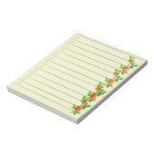 Bloc-notes Fleur Orange (Tourné)