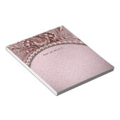 Bloc-notes Fleur Rose (Incliné)