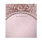 Bloc-notes Fleur Rose (Devant)
