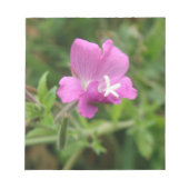 Bloc-notes Fleur sauvage Campion rouge (Devant)