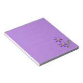 Bloc-notes Fleur Violette : (Incliné)