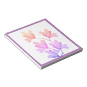 bloc-notes fleuris boutique fleurie pourpre (Incliné)