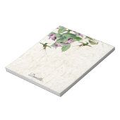 Bloc-notes Fleurs d'orchidées d'oiseaux colibris (Tourné)
