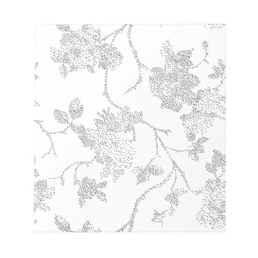 Bloc-notes | Fleurs personnalisées | 40 pages déta (Devant)