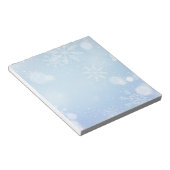 Bloc-notes Flocons de Noël (Incliné)