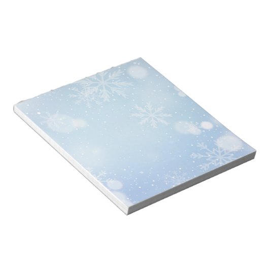 Bloc-notes Flocons de Noël (Incliné)