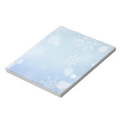 Bloc-notes Flocons de Noël (Tourné)