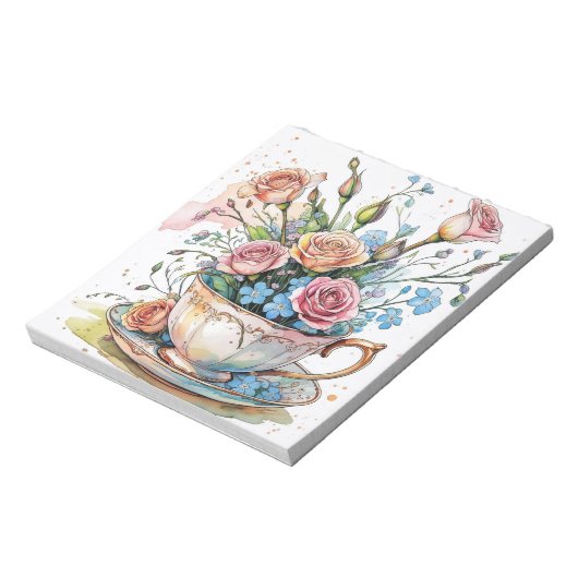 Bloc-notes floral (Tourné)