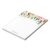 Bloc-notes floral aquarelle (Tourné)