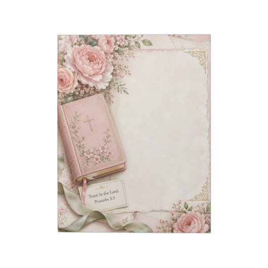 Bloc-notes floral biblique (Tourné)