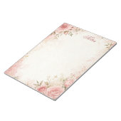 Bloc-notes floral chrétien personnalisé (Incliné)