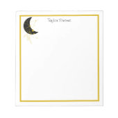 Bloc-notes floral Crescent Moon personnalisé (Devant)