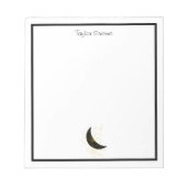 Bloc-notes floral Crescent Moon personnalisé (Devant)
