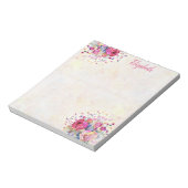 Bloc-notes floral de printemps (Tourné)