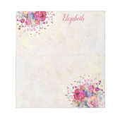 Bloc-notes floral de printemps (Devant)