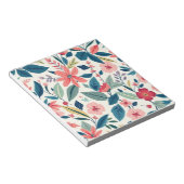 Bloc-notes floral d'inspiration écologique (Incliné)