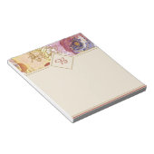 Bloc-notes floral élégant (Incliné)
