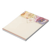 Bloc-notes floral élégant (Tourné)