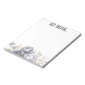 Bloc-notes floral Just Breathe | Botanique foncée (Tourné)