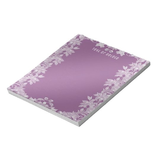Bloc-notes floral Lilac moderne (Tourné)