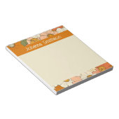 Bloc-notes floral Orange Groove (Incliné)