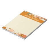 Bloc-notes floral Orange Groove (Tourné)