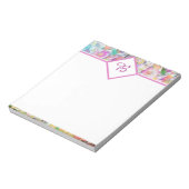 Bloc-notes floral pastel (Tourné)