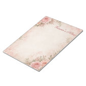 Bloc-notes floral personnalisé (Incliné)