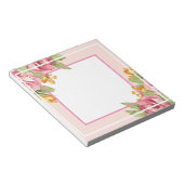 Bloc-notes floral romantique (Incliné)