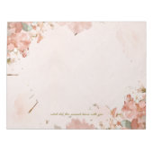 Bloc-notes Floral Romantique Aquarelle Écriture d' (Devant)