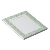 Bloc-notes floral vintage (Incliné)