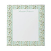 Bloc-notes floral vintage (Devant)