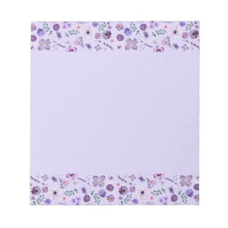 Bloc-notes floral Whisper - Charme de lavande soup