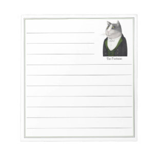 Bloc-notes FOOTMAN CAT 5,5x6 + Lignes