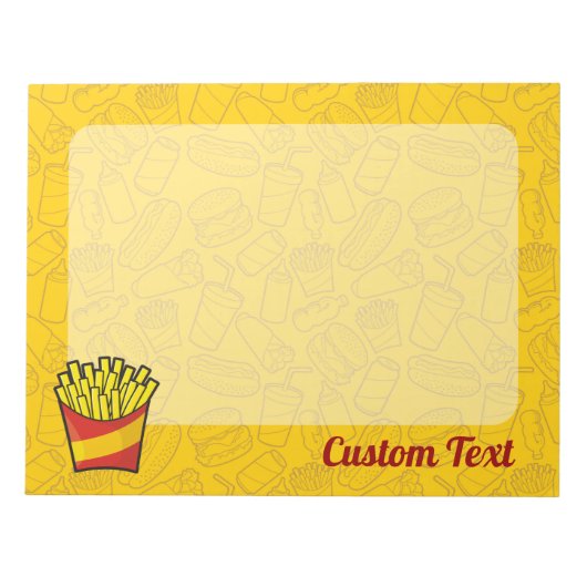 Bloc-notes French Fries (Devant)