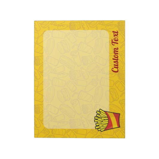 Bloc-notes Frites (Tourné)