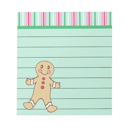Bloc-notes Garçon Pain d'épices (Devant)