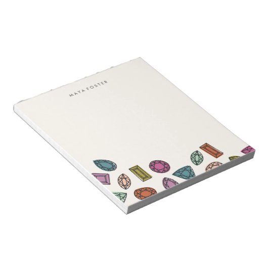 Bloc-notes Gems - Charbon (Incliné)