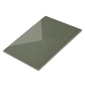Bloc-notes géométrique vert mousse moderne – Perso (Incliné)