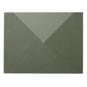 Bloc-notes géométrique vert mousse moderne – Perso (Devant)