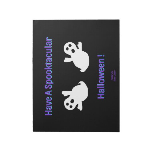 Bloc-notes Ghosts tactile (27,9 cm x 21,6 cm) (Tourné)