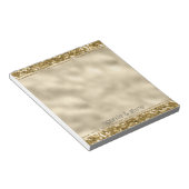 Bloc-notes Glitzy Sparkle Gold Parties scintillant (Incliné)