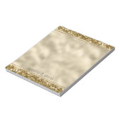 Bloc-notes Glitzy Sparkle Gold Parties scintillant (Tourné)